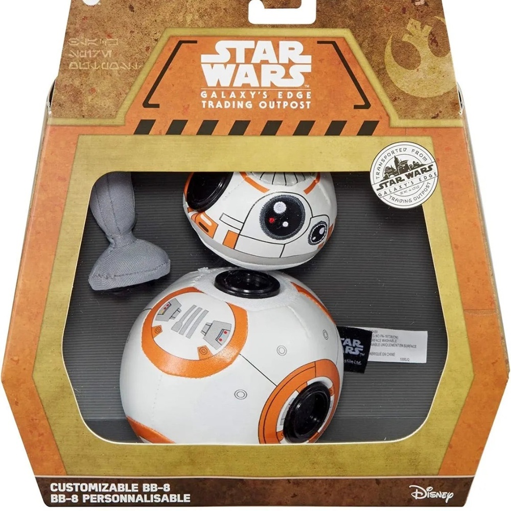 Star Wars Galaxy's Edge Trading Outpost BB-8 Plush Customizable Droid